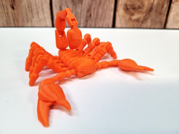 Articulating 3D Printed Scorpions