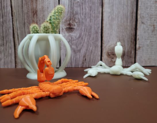 Articulating 3D Printed Scorpions