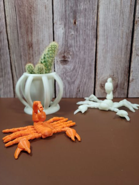 Articulating 3D Printed Scorpions
