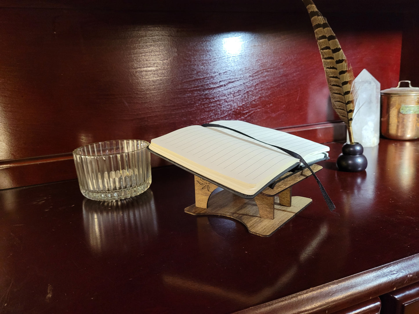 Mini Wooden Book Stand