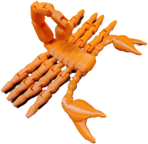 Articulating 3D Printed Scorpions