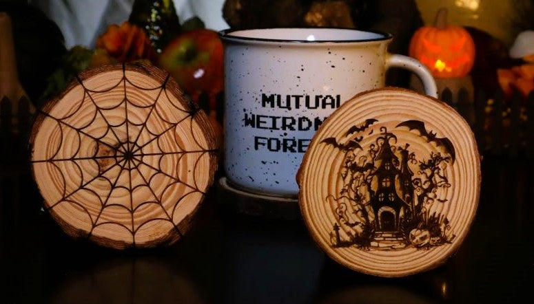 Spooky Coasters set of 4