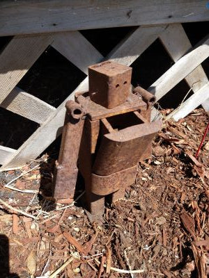Handmade Metal Garden Robot Figures