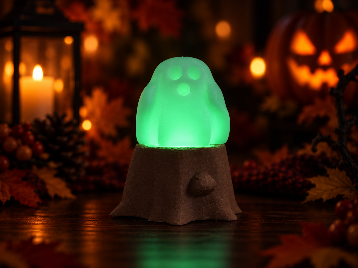 Haunted Harvest Glow Bundle – 5 Piece Halloween LED Tea Light Set
