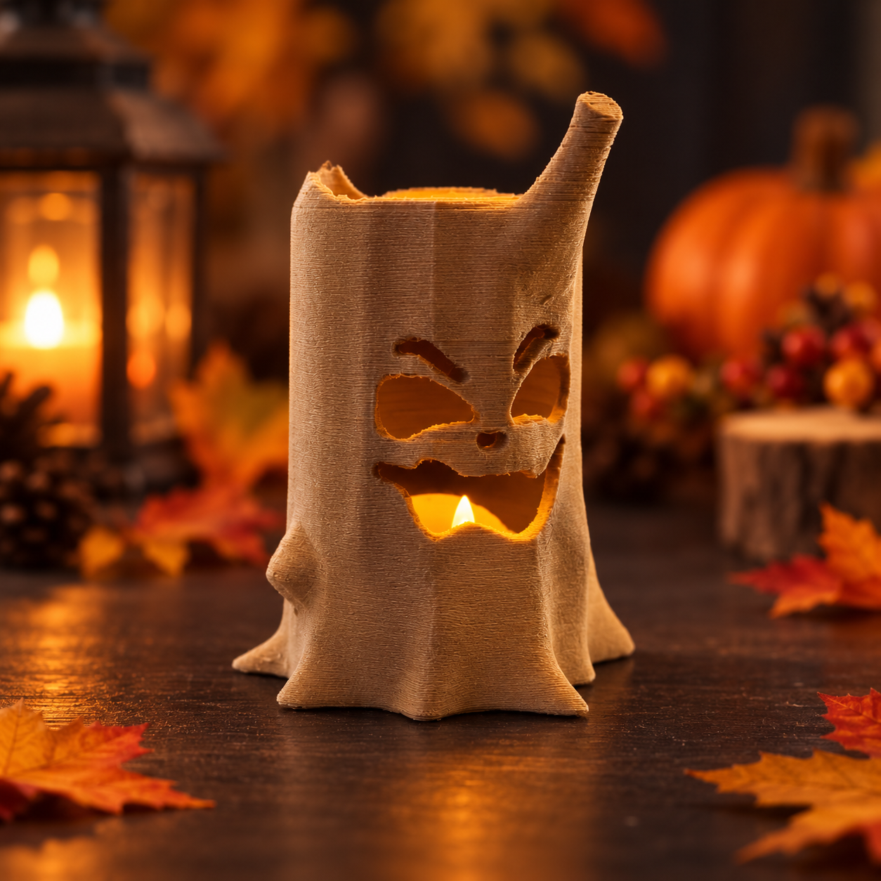Haunted Harvest Glow Bundle – 5 Piece Halloween LED Tea Light Set