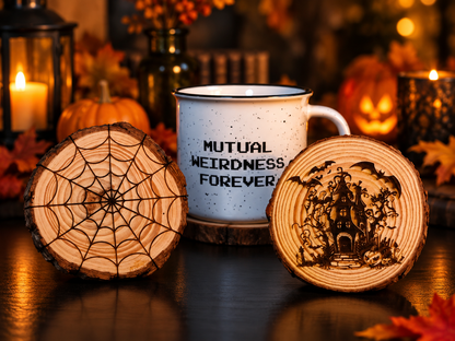 Spooky Coasters set of 4