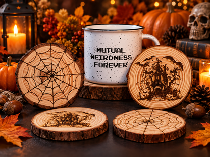 Spooky Coasters set of 4