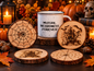 Spooky Coasters set of 4